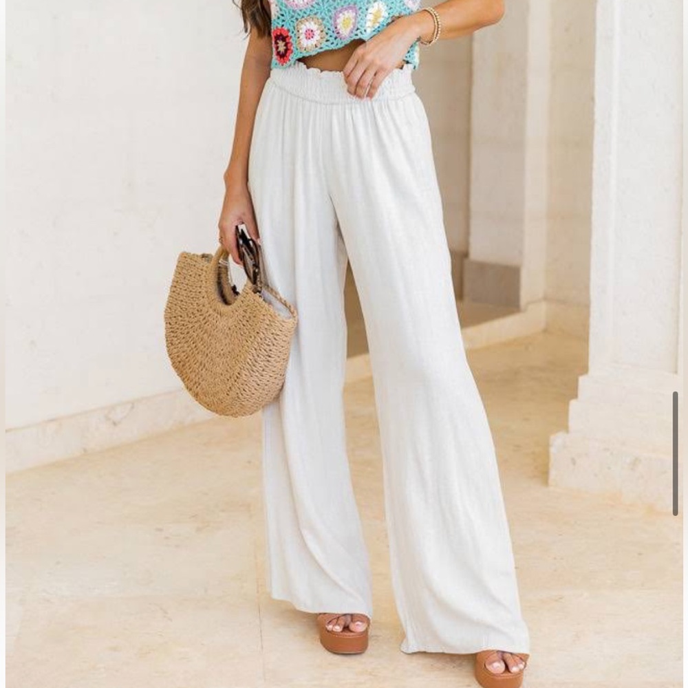 Made in Italy brand new unworn linen pants size M perfect for summer!